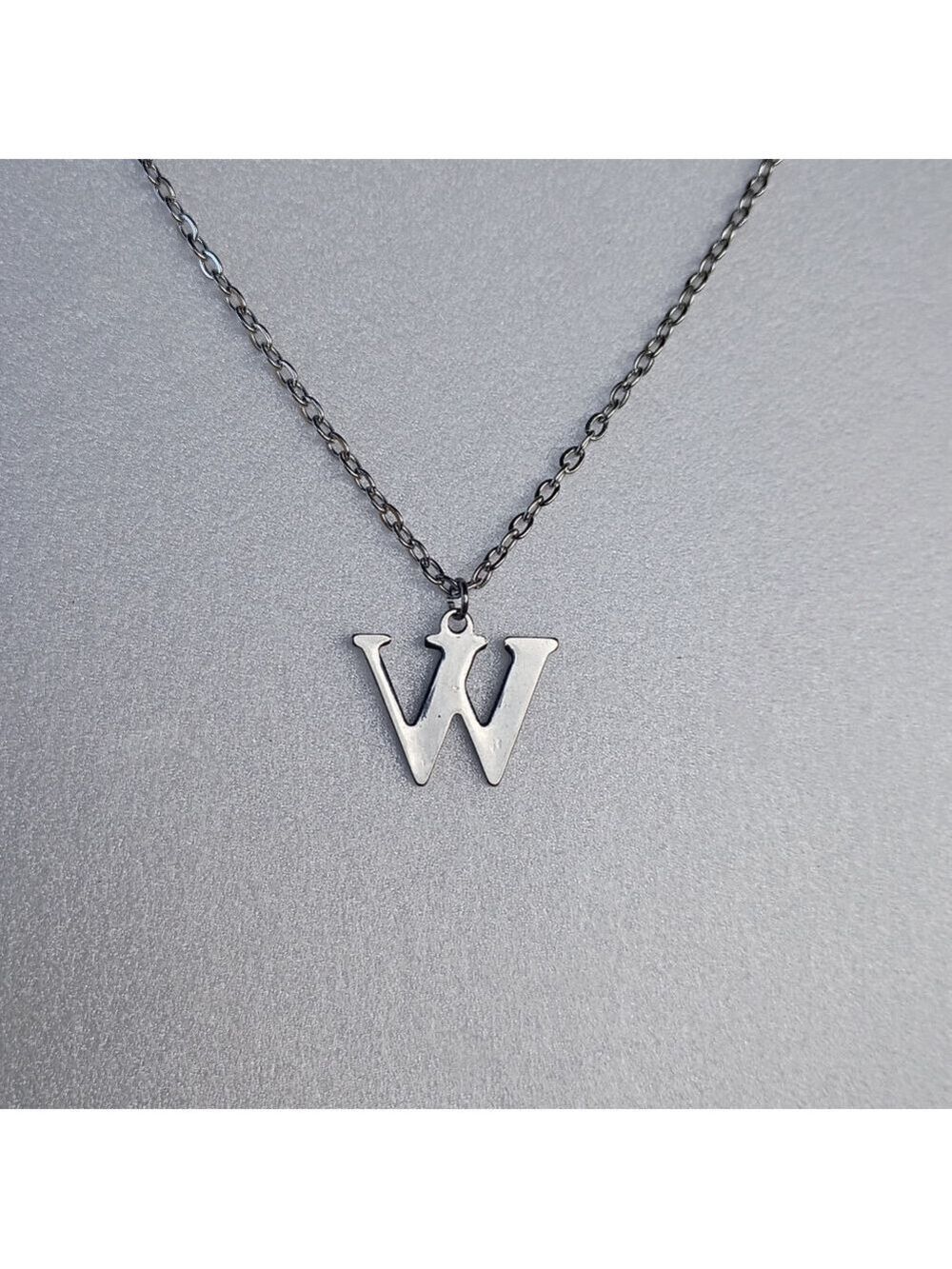 2/$20 Stainless Steel Dainty Letter W Necklace